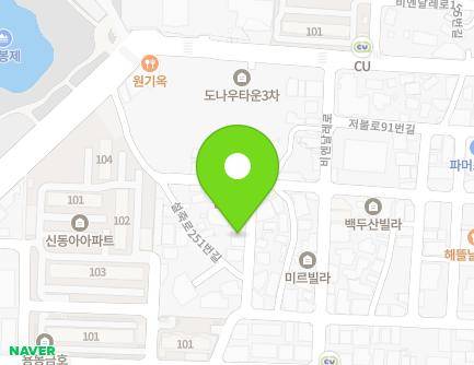 93-4 Seoljuk-ro 251beon-gil, Buk-gu, Gwangju, Republic of Korea Map