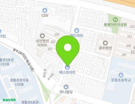 6 Hyosan-ro, Buk-gu, Gwangju, Republic of Korea Map