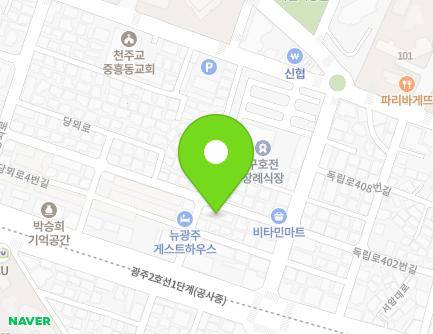 12 Seoam-daero 289beon-gil, Buk-gu, Gwangju, Republic of Korea Map