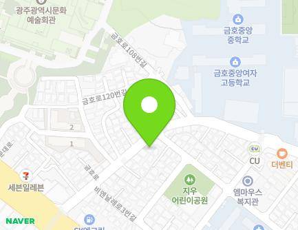 115 Geumho-ro, Buk-gu, Gwangju, Republic of Korea Map
