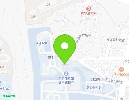53 Seogang-ro 67beon-gil, Buk-gu, Gwangju, Republic of Korea Map