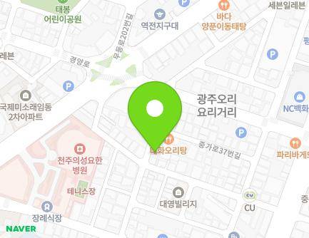 24 Jungga-ro 37beon-gil, Buk-gu, Gwangju, Republic of Korea Map
