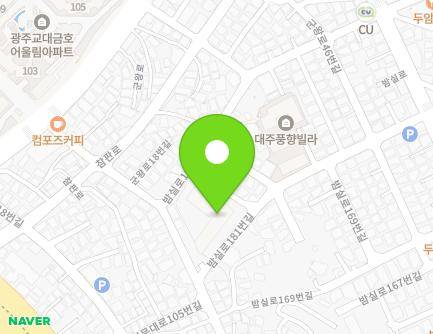 21 Gunwang-ro 18beon-gil, Buk-gu, Gwangju, Republic of Korea Map
