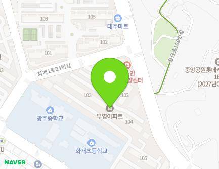 10 Hwagae 1-ro 24beon-gil, Seo-gu, Gwangju, Republic of Korea Map