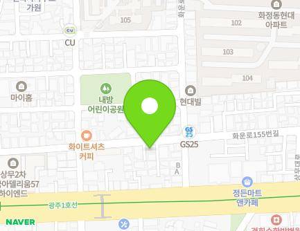 30-1 World cup 4gang-ro 182beon-gil, Seo-gu, Gwangju, Republic of Korea Map