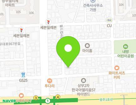 5-4 World cup 4gang-ro 182beon-gil, Seo-gu, Gwangju, Republic of Korea Map