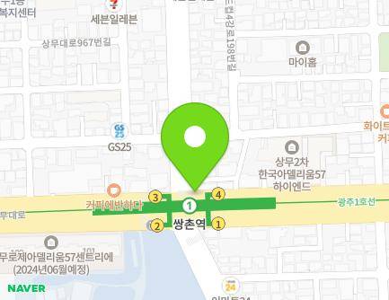 985-1 Sangmu-daero, Seo-gu, Gwangju, Republic of Korea Map