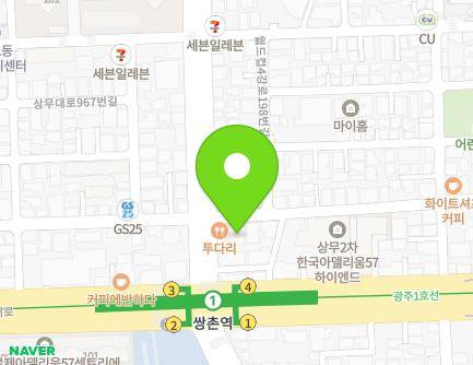 2 World cup 4gang-ro 182beon-gil, Seo-gu, Gwangju, Republic of Korea Map