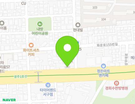1017 Sangmu-daero, Seo-gu, Gwangju, Republic of Korea Map