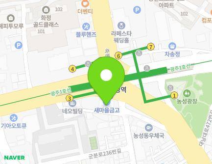 1114 Sangmu-daero, Seo-gu, Gwangju, Republic of Korea Map