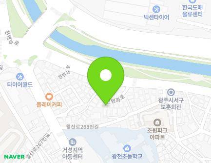 102-11 Cheonbyeonjwa-ro, Seo-gu, Gwangju, Republic of Korea Map