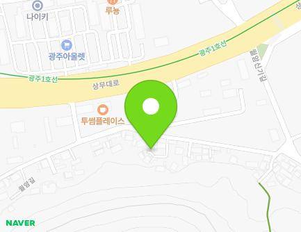 38-10 Woram-gil, Seo-gu, Gwangju, Republic of Korea Map