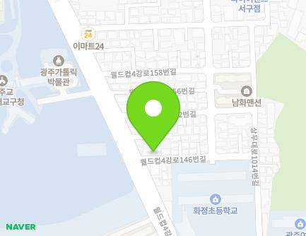 1 World cup 4gang-ro 146beon-gil, Seo-gu, Gwangju, Republic of Korea Map
