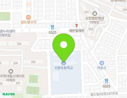 36 Sangmuowol-ro 38beon-gil, Seo-gu, Gwangju, Republic of Korea Map