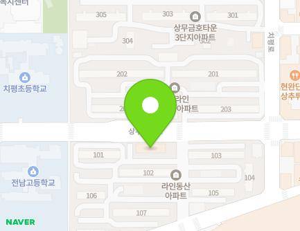 62 Sangmupyeonghwa-ro, Seo-gu, Gwangju, Republic of Korea Map