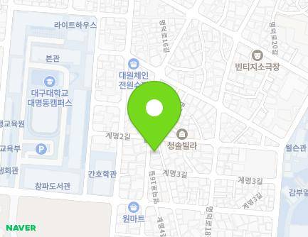63 Myeongdeok-ro 16-gil, Nam-gu, Daegu, Republic of Korea Map