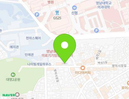 41 Myeongdeoksijang-gil, Nam-gu, Daegu, Republic of Korea Map