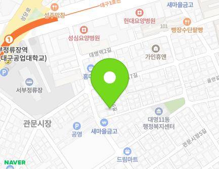 7-1 Gwanmunsijang 6-gil, Nam-gu, Daegu, Republic of Korea Map