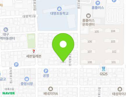 42-2 Anjirang-ro 17-gil, Nam-gu, Daegu, Republic of Korea Map