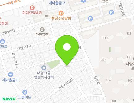 68 Gwanmunsijang 4-gil, Nam-gu, Daegu, Republic of Korea Map