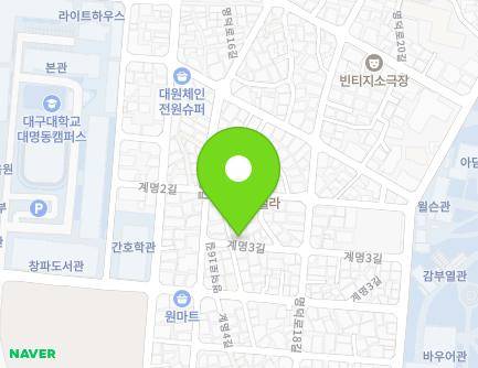 5 Gyemyeong 3-gil, Nam-gu, Daegu, Republic of Korea Map