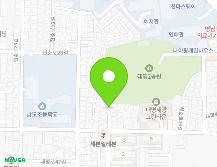 54 Daemyeong-ro 49-gil, Nam-gu, Daegu, Republic of Korea Map