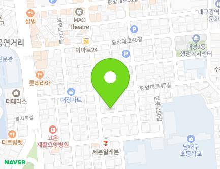 53-3 Myeongdeok-ro 26-gil, Nam-gu, Daegu, Republic of Korea Map
