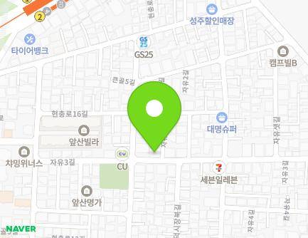 42-1 Jayu 3-gil, Nam-gu, Daegu, Republic of Korea Map
