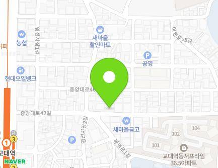 35 Jungang-daero 42-gil, Nam-gu, Daegu, Republic of Korea Map