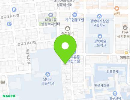 62 Myeongdeok-ro 34-gil, Nam-gu, Daegu, Republic of Korea Map