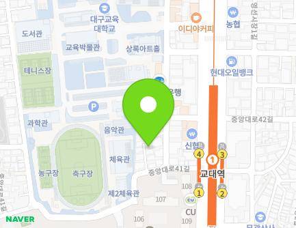 16-8 Jungang-daero 41-gil, Nam-gu, Daegu, Republic of Korea Map