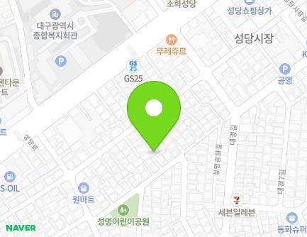 34-9 Seongmyeonggongwon-gil, Nam-gu, Daegu, Republic of Korea Map