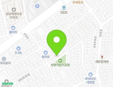 52-2 Seongmyeonggongwon-gil, Nam-gu, Daegu, Republic of Korea Map