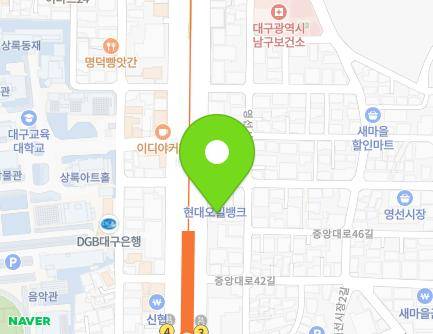 212 Jungang-daero, Nam-gu, Daegu, Republic of Korea Map