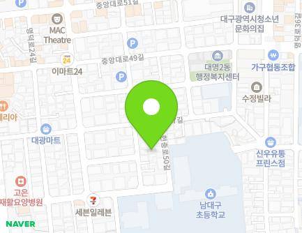 55 Hyeonchung-ro 50-gil, Nam-gu, Daegu, Republic of Korea Map