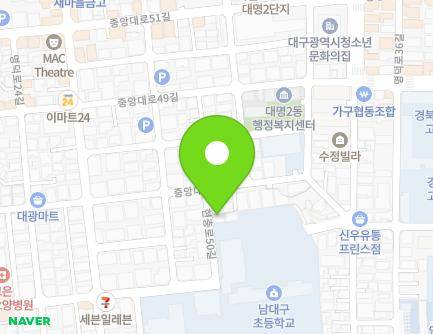 60 Hyeonchung-ro 50-gil, Nam-gu, Daegu, Republic of Korea Map