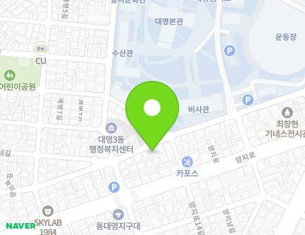 108 Yangjibuk-gil, Nam-gu, Daegu, Republic of Korea Map