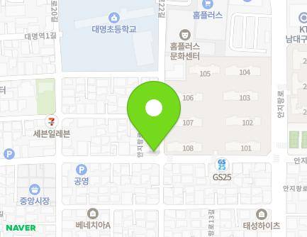 48 Daemyeong-ro 22-gil, Nam-gu, Daegu, Republic of Korea Map