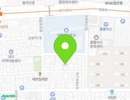16-4 Anjirang-ro 19-gil, Nam-gu, Daegu, Republic of Korea Map