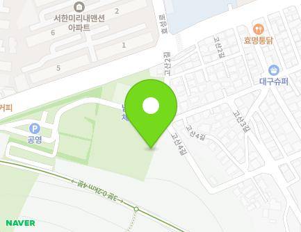 71 Gosan 4-gil, Nam-gu, Daegu, Republic of Korea Map