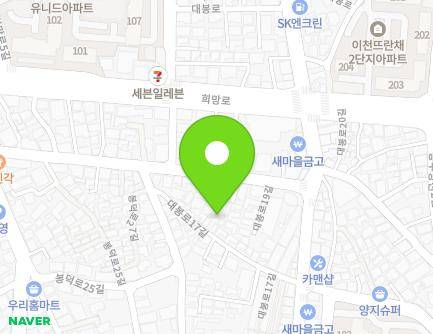 13-8 Daebong-ro 19-gil, Nam-gu, Daegu, Republic of Korea Map