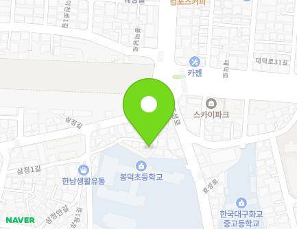 7-19 Samjeong 1-gil, Nam-gu, Daegu, Republic of Korea Map