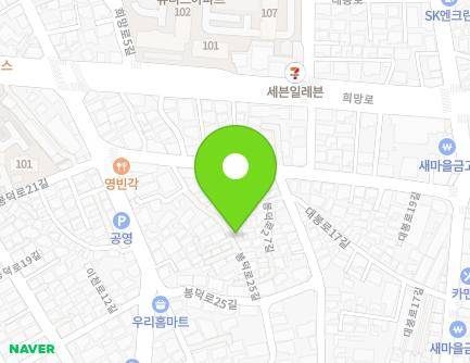 46 Bongdeok-ro 25-gil, Nam-gu, Daegu, Republic of Korea Map