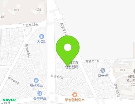 19-4 Huimang-ro 1-gil, Nam-gu, Daegu, Republic of Korea Map