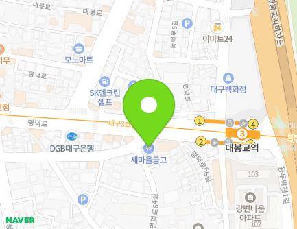 42 Daebong-ro 38-gil, Nam-gu, Daegu, Republic of Korea Map