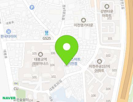 37-6 Daebong-ro 30-gil, Nam-gu, Daegu, Republic of Korea Map