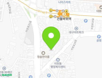 12-12 Icheon-ro 32-gil, Nam-gu, Daegu, Republic of Korea Map