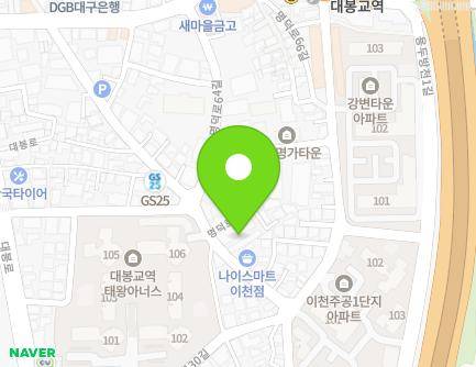 43-4 Myeongdeok-ro 64-gil, Nam-gu, Daegu, Republic of Korea Map