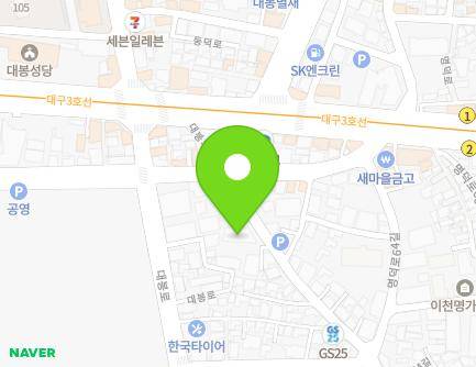 63 Daebong-ro 34-gil, Nam-gu, Daegu, Republic of Korea Map