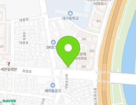 55 Huimang-ro, Nam-gu, Daegu, Republic of Korea Map